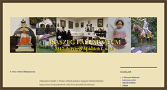 Desktop Screenshot of muzeum.isaszeg.hu