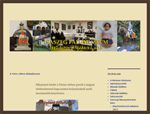 Tablet Screenshot of muzeum.isaszeg.hu